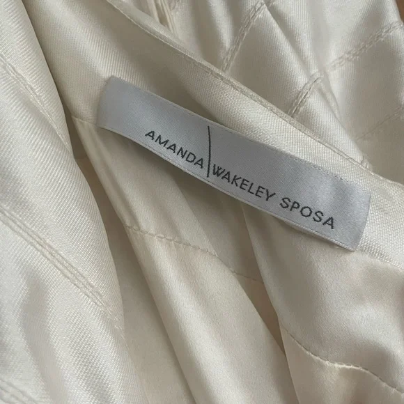 Amanda Wakely Antonella silk wedding dress